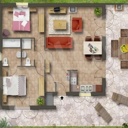 In France With Garden & Barbecue Villa Les Forges (Deux-Sevres)